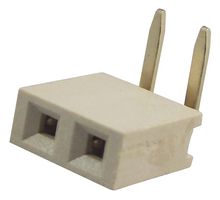GCT BG302-02-A-L-G PCB Receptacle, Board-to-Board, 2.54 mm, 1 Rows, 2 Contacts, Through Hole Mount Right Angle