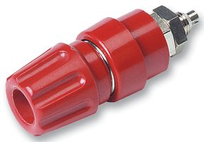 HIRSCHMANN TEST AND MEASUREMENT 930136101 接线柱, PKNI 10 B Series, 63 A, 60 V, 镀镍触芯, 面板安装, 红色