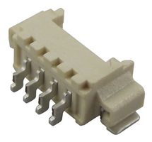 AMPHENOL COMMUNICATIONS SOLUTIONS 10114830-10104LF 引脚针座, 直角, 线至板, 1.25 mm, 1 排, 4 触点, 表面安装直角, FCI 10114830