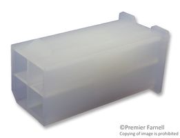 MOLEX 39-01-3043 Connector Housing, Natural, Mini-Fit Jr. 5559 Series, Plug, 4 Ways, 4.2 mm