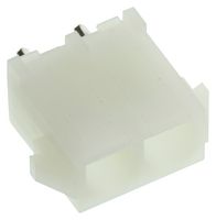 AMP - TE CONNECTIVITY 350759-4 引脚针座, 垂直, 线至板, 6.35 mm, 1 排, 2 触点, 通孔直型, Universal MATE-N-LOK