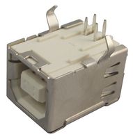 MILL-MAX 897-43-004-90-000000 连接器, USB, USB B, USB 2.0, 插座, 4 路, 通孔安装, 直角型