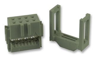 AMPHENOL COMMUNICATIONS SOLUTIONS 71600-008LF IDC连接器, IDC插座, 母, 2.54 mm, 2排, 8 触点, 电缆安装