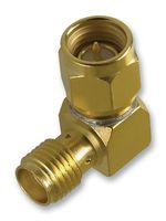 AMPHENOL RF 132172 射频/同轴适配器, 小型, SMA, 插头, SMA, 插座, 直角转接器, 50 ohm