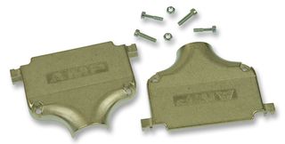 AMP - TE CONNECTIVITY 5745174-1 D Sub Backshell, Cable Clamp, AMPLIMITE, DC, 180°, Zinc Body