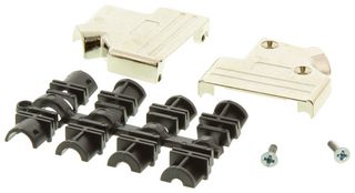 NORCOMP 954-015-030R121 连接器后壳, D Sub, 滑锁, ARMOR 954 Series, DA, 45°, 锌主体
