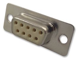 NORCOMP 772-E09-203R001 D Sub Connector, DB9, IP68, Standard, Receptacle, Seal-D 772-E Series, 9 Contacts, DE, Solder Cup