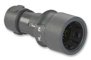 BULGIN LIMITED PXP6010/08P/CR/0709 Circular Connector, Circular Power Connector, Buccaneer 6000 Series, Cable Mount Plug, 8 Contacts