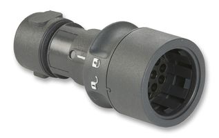 BULGIN LIMITED PXP6010/08S/CR/0709 Circular Connector, Circular Power Connector, Buccaneer 6000 Series, Cable Mount Plug, 8 Contacts