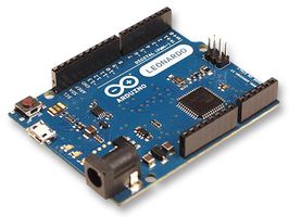 ARDUINO A000057 SBC,Arduino Leonardo,ATmega32u4,8位,2.5KB RAM,32KB 闪存,20个I/O引脚,带接头