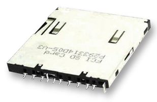 AMPHENOL COMMUNICATIONS SOLUTIONS 10067847-001RLF 存储卡连接器, SD, 推-推, 11 触点, 铜合金, 镀金触芯