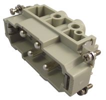 ILME CXM4/0 重载型连接器, 4/0+PE电源信号, CX, 插入件, 4触芯, 插头, 螺丝销