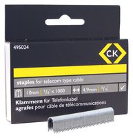 CK TOOLS 495024 1000件重型4.9 x 10mm订书钉, 用于6222, 6227和6228重型订书机