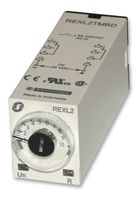 SCHNEIDER ELECTRIC REXL2TMBD 模拟定时器, REXL, 开启延迟, 0.1 s, 100 h, 7 时间范围, 2转换继电器