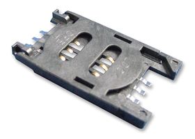 MULTICOMP PRO SIMMP-00801B201-G 存储卡连接器, Micro SIM, 8 触点, 镀金触芯