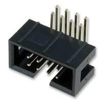 AMPHENOL COMMUNICATIONS SOLUTIONS T821116A1R100CEU Pin Header, Wire-to-Board, 2.54 mm, 2 Rows, 16 Contacts, Through Hole, T821