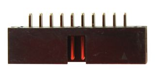 AMPHENOL COMMUNICATIONS SOLUTIONS T821120A1S100CEU Pin Header, Wire-to-Board, 2.54 mm, 2 Rows, 20 Contacts, Through Hole Straight, T821