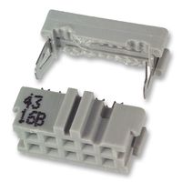 3M 3473-7600. IDC连接器, IDC插座, 母, 2.54 mm, 2排, 10 触点, 电缆安装
