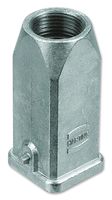 HARTING 09 62 003 1440 连接器后盖, 护罩, Han EMC系列连接器, 180°, 铝主体