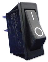 ARCOLECTRIC / BULGIN LIMITED C1300ALAAA 翘板开关, 开-关, SPST, 不发光, 面板安装, 黑色, 1300 Series