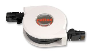 ROLINE 21.15.0591 以太网电缆, 连接线, CAT6, RJ45 公至RJ45, 公, 黑色, 2M