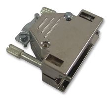 MH CONNECTORS 2801-0106-01 连接器后壳, D Sub, MHED, DE, 180°, ABS(丙烯腈 - 丁二烯 - 苯乙烯)主体