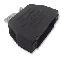 MH CONNECTORS MHED-DS09OF 连接器后壳, D Sub, MHED, DB, 90°, 180°, 塑料主体