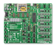MIKROELEKTRONIKA MIKROE-798 Development Kit, EasyPIC V7, Supports 370+ PIC MCU's in DIP Packaging, mikroProG Programmer