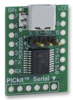 MICROCHIP ADM00393 评估模块, 用于MCP2200, USB至UART, 8个通用线路, 小型DIP