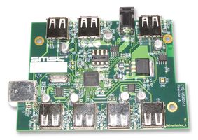 MICROCHIP EVB-USB2517 评估板, USB2517接口, 高效功率, 全速和低速兼容
