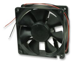 NMB TECHNOLOGIES 4715KL-04W-B30-E00 DC Axial Fan, 12 V, Square, 119 mm, 38.4 mm, Ball Bearing, 108 CFM