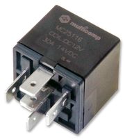 MULTICOMP MC25115 Automotive Relay, 12 VDC, 40 A, SPDT, Panel Mount, Quick Connect