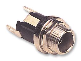 MULTICOMP PRO SPC21363. 直流电源连接器, 插座, 5 A, 2.5 mm, 面板安装, 焊接