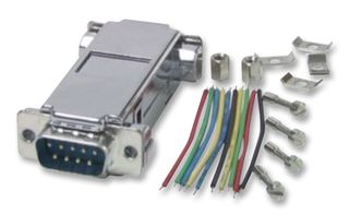 GC ELECTRONICS 45-481-BU 连接器适配器, D-sub, 标准 D Sub, 插头, 9 路, 标准 D Sub, 插座, 9 路