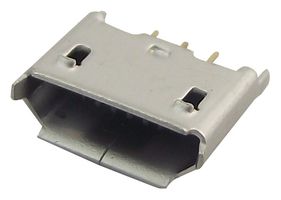 GCT USB3130-30-A USB Connector, Micro USB Type B, USB 2.0, Receptacle, 5 Ways, Through Hole Mount, Vertical