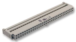 HARTING 09 18 564 6813 IDC连接器, IDC插座, 母, 2.54 mm, 2排, 64 触点, 电缆安装