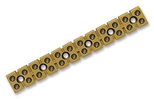 WEIDMULLER 0243520000 Panel Mount Barrier Terminal Block, 2 Row, 12 Ways, 22 AWG, 12 AWG, 24 A