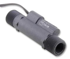 TE CONNECTIVITY FCS-05 Flow Sensor, SPST-NO, 1A, 0.6l/min, Water, 10bar, 3/8" BSP Male Thread, 250VAC/200VDC, FCS Series
