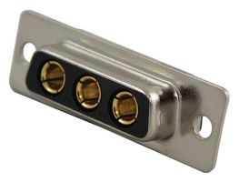 NORCOMP 680S3W3203L201 连接器, 组合式D-SUB, 20A, Seal-D 680S Series, DA-3W3, 插座, 3 触点, 3电源, 焊接杯