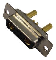 NORCOMP 680S7W2203L201 连接器, 组合式D-SUB, 20A, Seal-D 680S Series, DA-7W2, 插座, 7 触点, 5信号, 2电源, 焊接杯