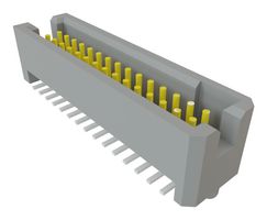 SAMTEC TFM-115-02-S-D-A 引脚针座, 板至板, 线至板, 1.27 mm, 2 排, 30 触点, 表面安装 , Tiger Eye TFM