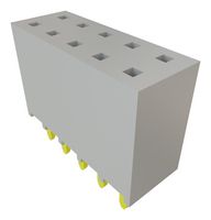 SAMTEC SSW-105-01-G-D PCB插座, 板至板, 2.54 mm, 2 排, 10 触点, 通孔安装