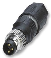 PHOENIX CONTACT 1441024 传感器连接器, M8, 公, 3路, IDC / IDT插头, 直形线缆安装