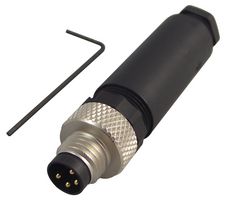 PHOENIX CONTACT 1501265 传感器连接器, M8, 公, 4路, 螺丝插头, 直形线缆安装