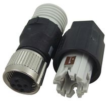 PHOENIX CONTACT 1521601 传感器连接器, SPEEDCON Series, M12, 母, 4路, IDC / IDT插座, 直形线缆安装