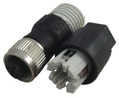 PHOENIX CONTACT 1641772 Sensor Connector, M12, Female, 4 Positions, IDC / IDT Socket, Straight Cable Mount