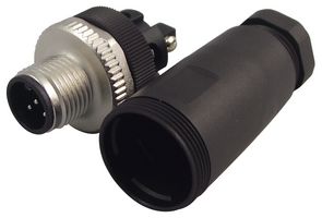 PHOENIX CONTACT 1681460 Sensor Connector, M12, Male, 5 Positions, Screw Pin, Straight Cable Mount
