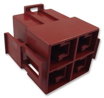 AMP - TE CONNECTIVITY 643267-1 Connector Housing, HCC, Receptacle, 4 Ways, 350650, 350651 Series Contacts