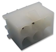 AMP - TE CONNECTIVITY 643749-1 引脚针座, 线至板, 6.35 mm, 2 排, 6 触点, 通孔直型, Universal MATE-N-LOK