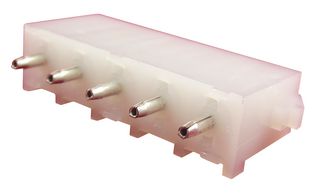 AMP - TE CONNECTIVITY 640467-1 引脚针座, 线至板, 6.35 mm, 1 排, 5 触点, 通孔直型, Universal MATE-N-LOK